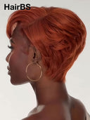 Lace front 13x4 Pixie wig 3 color options quick weave
