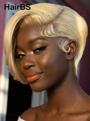 Lace front 13x4 Pixie wig blonde for black women
