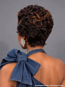 Lace front 13x4 pixie wig Quick weave highlight 