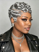 3 Colors Lace front 13x4 pixie wig quick weave