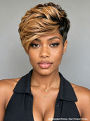 Lace front 13x6 Pixie cut wig quick weave 