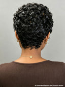 Lace front pixie wig curly 2 color for black women