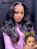 13x4 Lace Front Wig lace M lagos hairline body Wave Long Wig 100% Human Hair