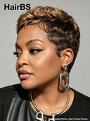 Ready & go Gluelesse wig quick weave honey