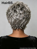 Wear to go Salt And Pepper pixie cut wig quick weave
