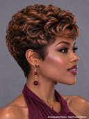 machine made Quick weave brown mix honey