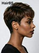 Wear to Go quick weave Pixie wig brown for black woman