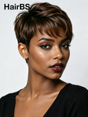 Wear to Go quick weave Pixie wig brown for black woman