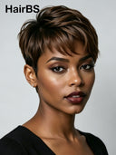 Wear to Go quick weave Pixie wig brown for black woman