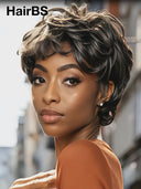 Wear to Go salt and pepper machine made Pixie wig
