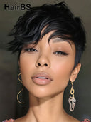 Ready to Go machine made pixie cut wig100% Human Hair