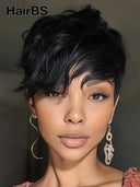 Ready to Go machine made pixie cut wig100% Human Hair