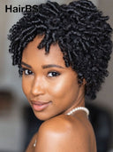 Ready to go Machine Made pixie afro black 100% Human Hair