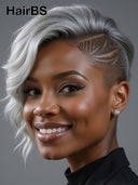 Topper Unit quick weave gray salt and pepper 100% Human Hair ( NOT A WIG)