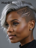 Topper Unit quick weave gray salt and pepper 100% Human Hair ( NOT A WIG)