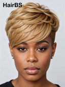 Topper Unit quick weave honey 100% Human Hair ( NOT A WIG)