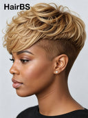 Topper Unit quick weave honey 100% Human Hair ( NOT A WIG)