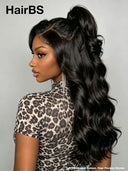 Lace front 13x4 wig Pre-styled Updo body wave 20 inch  100% Human Hair 